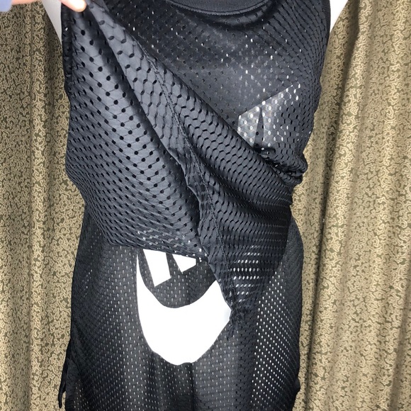 SOLD Nike black double mesh Racerback tank small - Picture 2 of 8